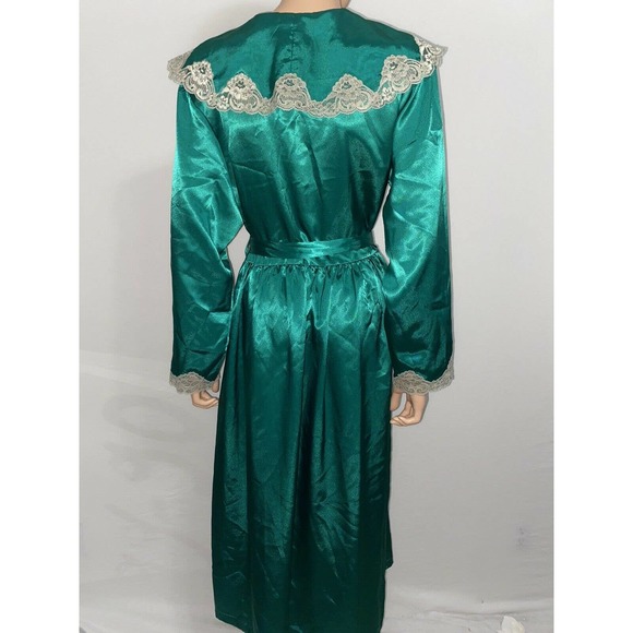 Victoria's Secret Victorian Robe Emerald Green - Picture 9 of 11